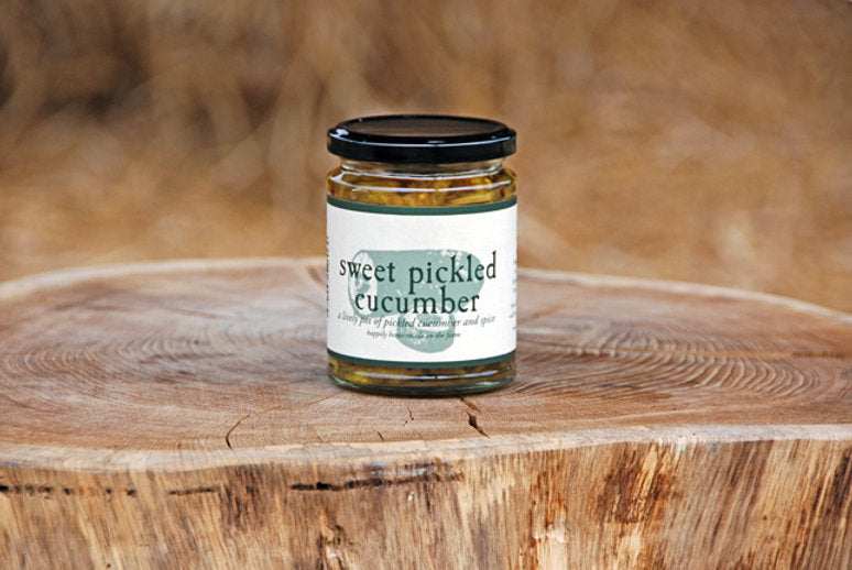 Sweet Pickled Cucumbers