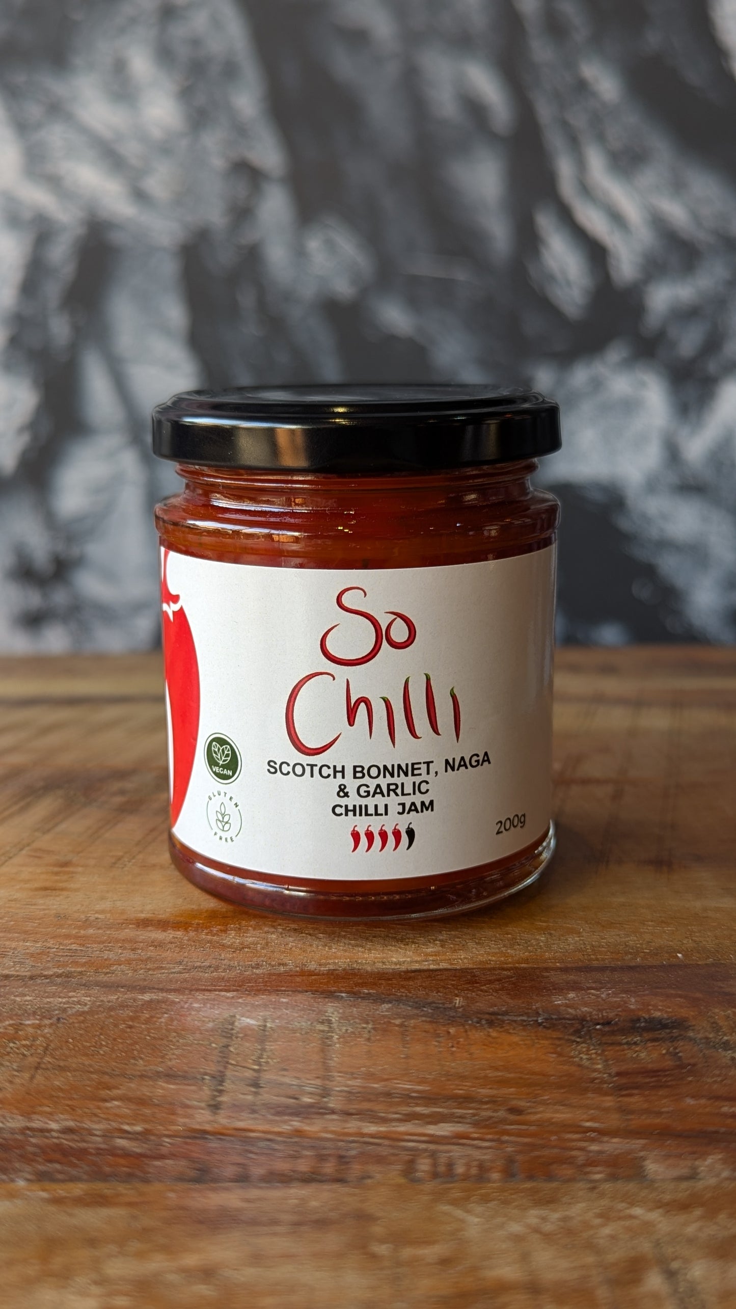 Scotch Bonnet, Naga and Garlic Chilli Jam
