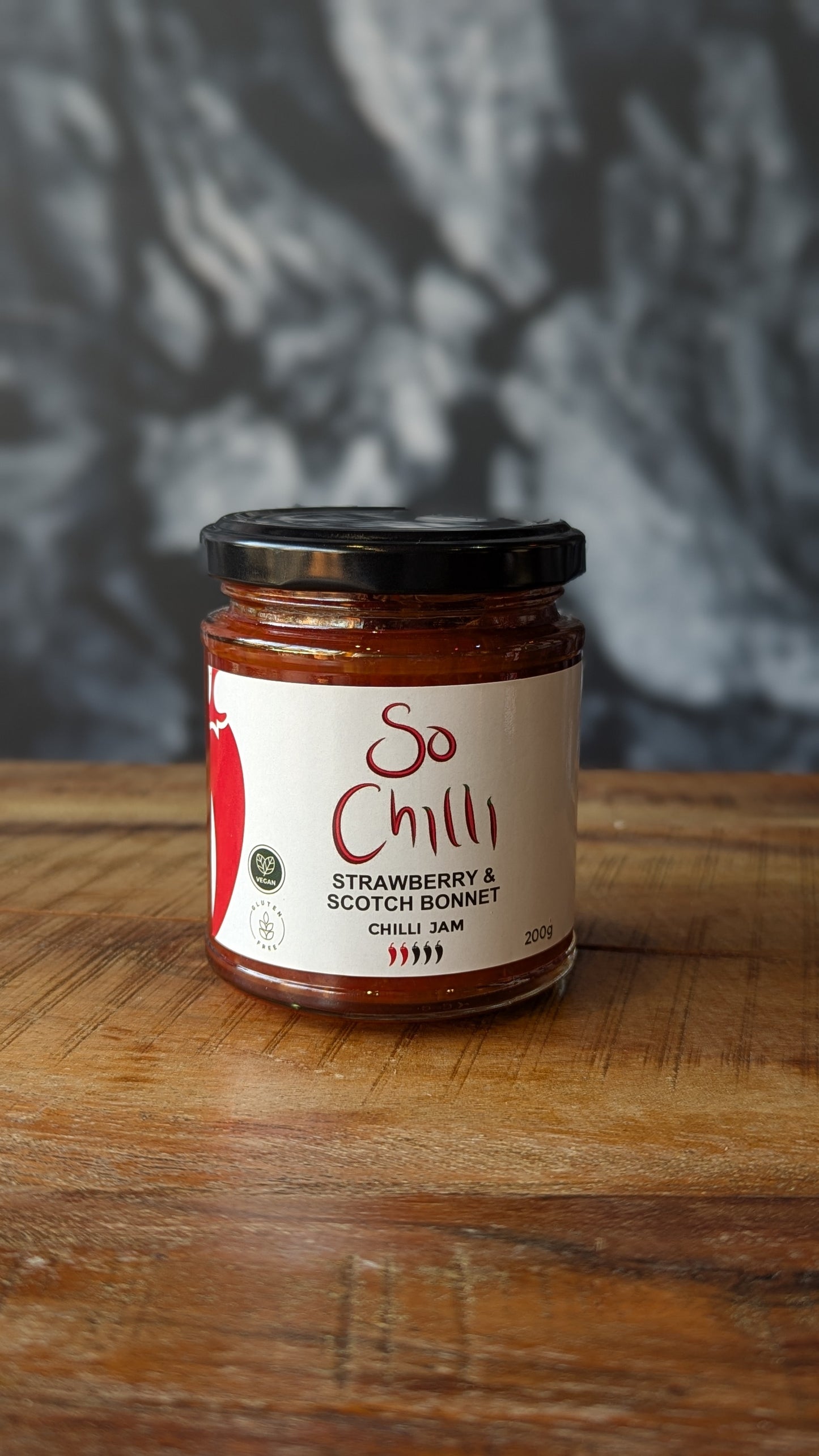 Strawberry and Scotch Bonnet Chilli Jam