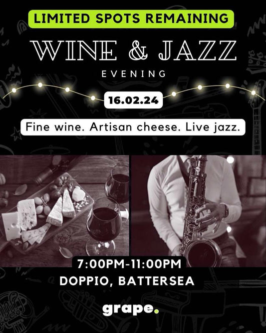 Luxury Wine and Cheese Soiree with Live Jazz- London- Update 16 Feb
