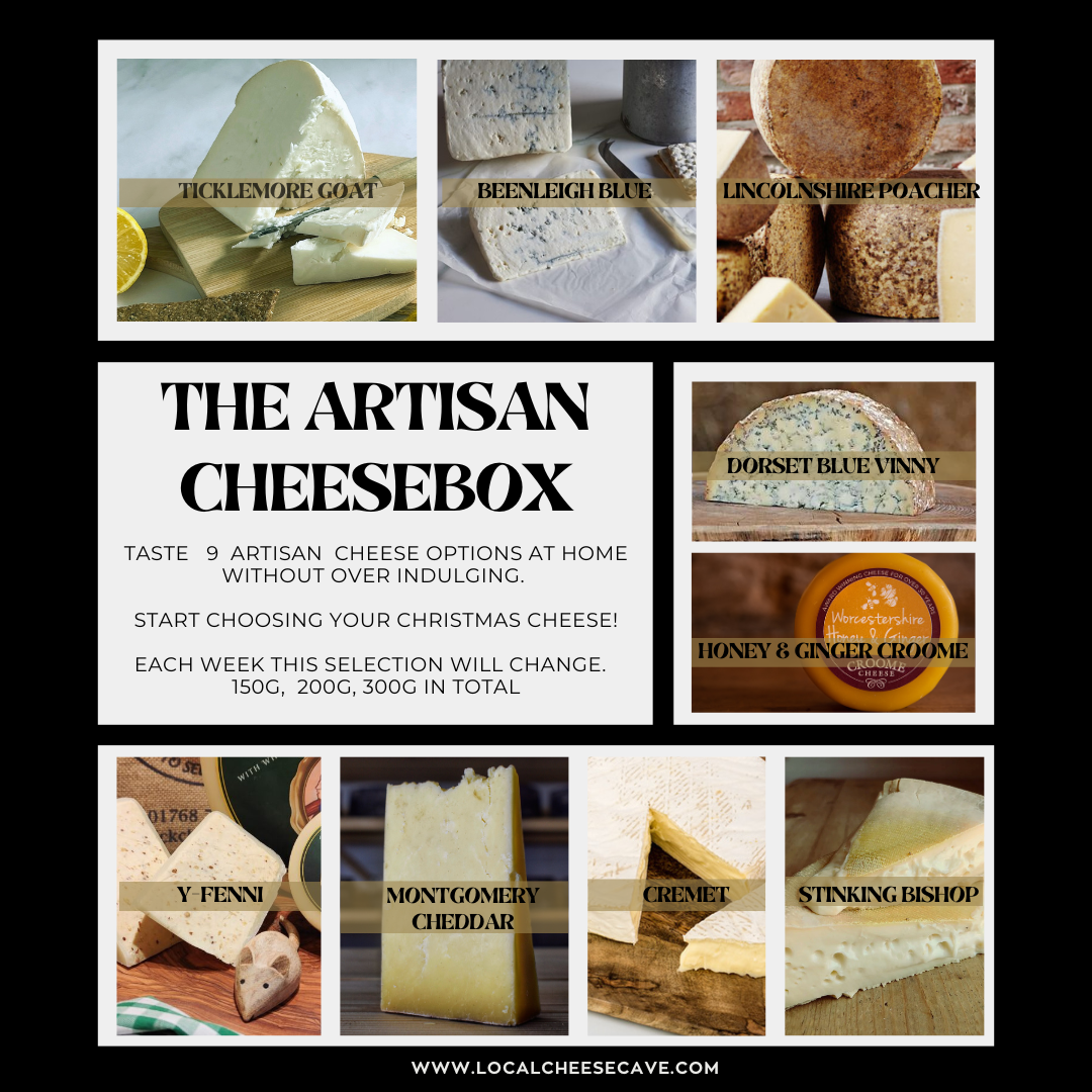 Artisan Cheesebox- Sampler Pack of 9 cheeses to taste. Changes weekly.