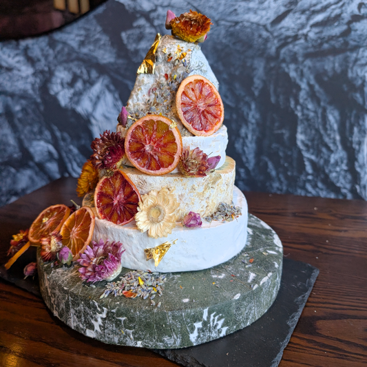 Local Cheese Cave Wedding Tower