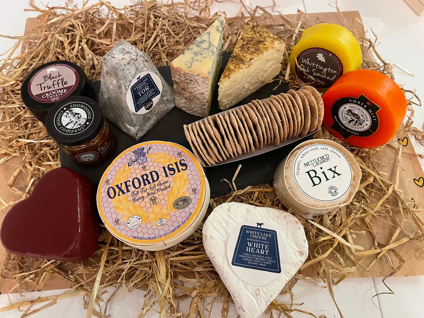 A collection of surprise leftover cheese on offer with discounts